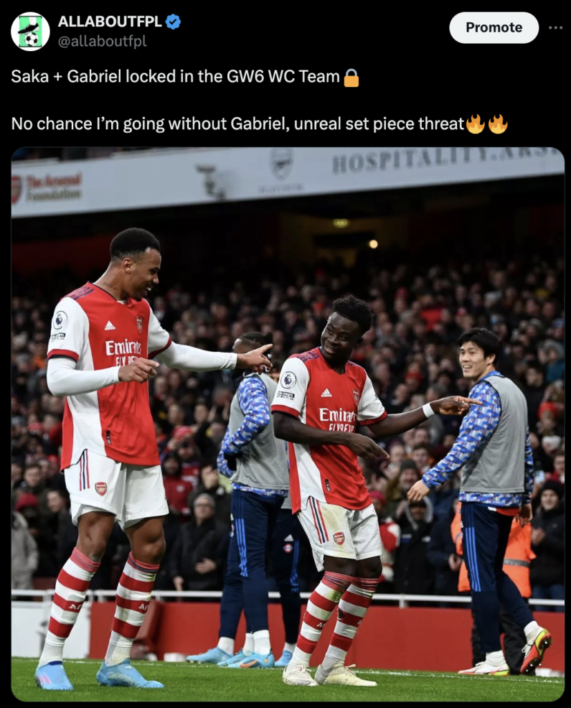 FPL GW6 Transfer Tips: Two Players to BUY ~ Bukayo Saka & Gabriel Magalhães 